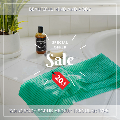 ZONO Body Scrub MEDIUM  |  Regular Type